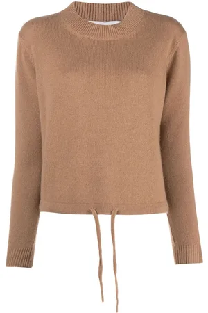 LISKA Cashmere drawstring-hem jumper