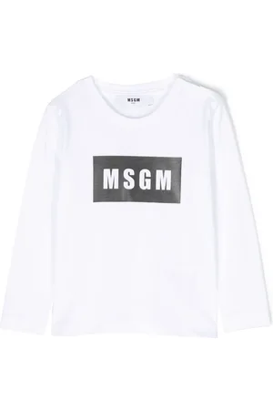 Msgm Logo-print cotton sweatshirt