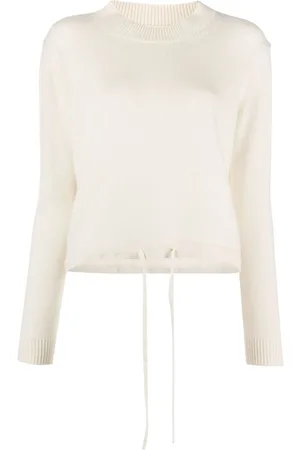 LISKA Cashmere drawstring-hem jumper