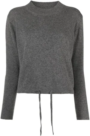 LISKA Cashmere drawstring-hem jumper
