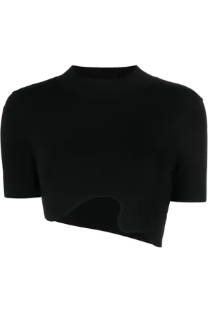 CHRISTOPHER ESBER Maparadita asymmetric ribbed top