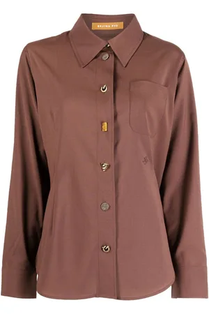 REJINA PYO Long-sleeve button-fastening shirt