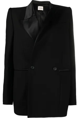 Khaite The Malek asymmetric blazer