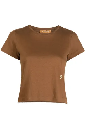 REJINA PYO Cropped short-sleeve T-shirt