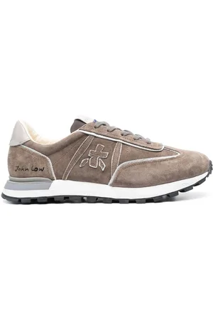 Premiata John Low suede sneakers