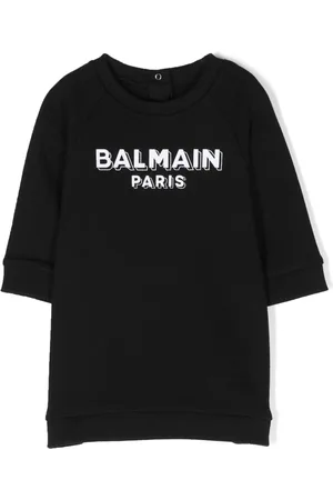 Balmain Logo-print cotton dress