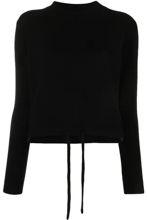 LISKA Cashmere drawstring-hem jumper
