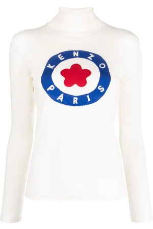 Kenzo Intarsia-knit logo jumper