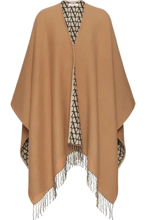 VALENTINO GARAVANI VLogo Signature fringed cape