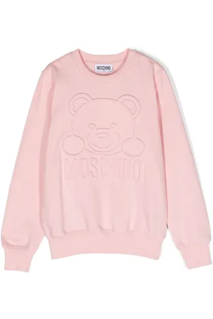 Moschino Logo-embossed cotton sweatshirt
