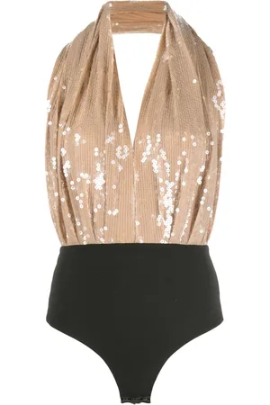 16Arlington Vesper sequin-embellished bodysuit