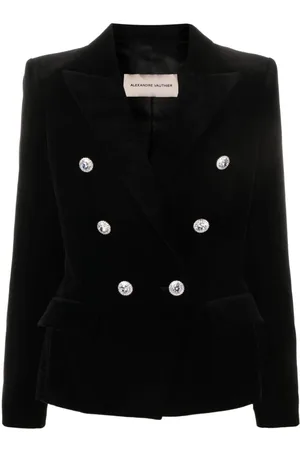 ALEXANDRE VAUTHIER Double-breasted velvet blazer