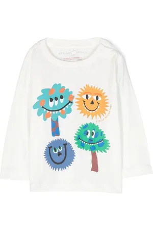Stella McCartney Monster Face-print cotton T-Shirt
