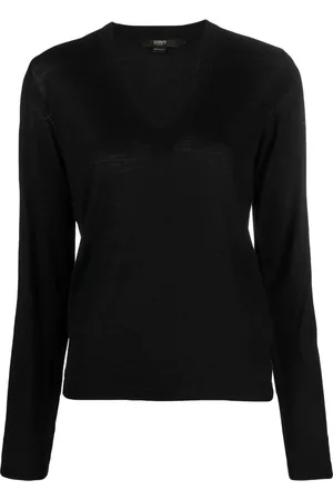 SEVENTY BY SERGIO TEGON Lightweight V-neck wool jumper