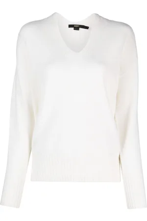 SEVENTY BY SERGIO TEGON Drop-shoulder V-neck jumper