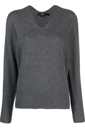 SEVENTY BY SERGIO TEGON Drop-shoulder V-neck jumper