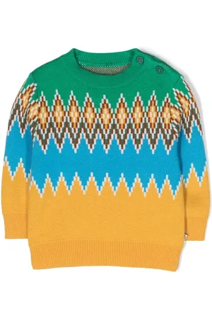 Stella McCartney Fair isle intarsia-knit jumper