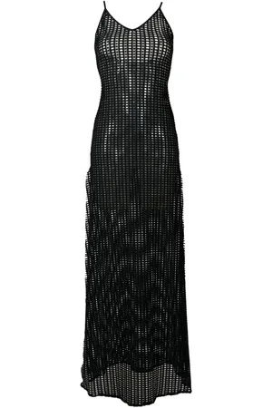 AMIR SLAMA Open-knit maxi dress