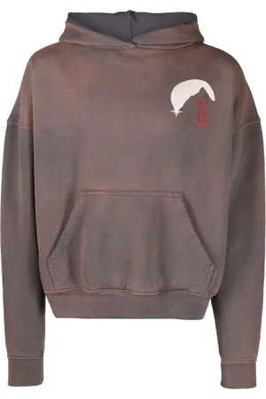 Rhude Moonlight Stamp cotton hoodie