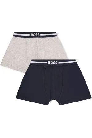 HUGO BOSS Logo-waistband cotton boxers (set of two)