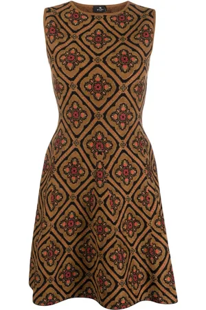 Etro Floral-jacquard minidress