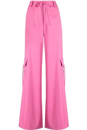 MONSE High-waisted side-slit cargo trousers