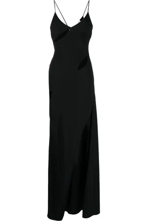 MONSE Cut-out detail long slip dress