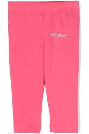 OFF-WHITE Logo-print elasticated-waist leggings