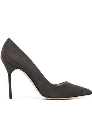 Manolo Blahnik BB 100mm suede pumps