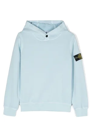 Stone Island Compass-motif cotton hoodie
