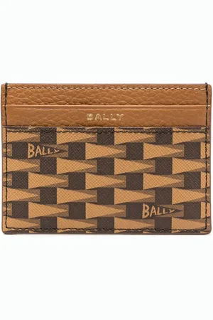 Bally Pennant leather cardholder