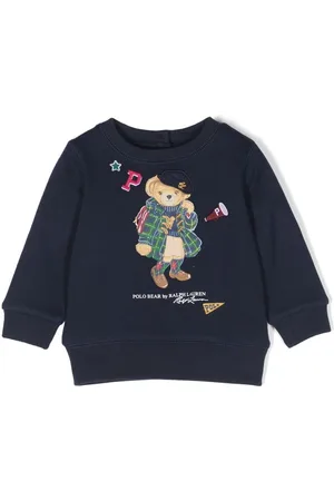 Ralph Lauren Polo Bear-motif jersey sweatshirt