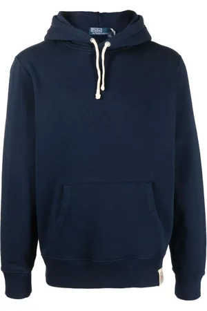 Ralph Lauren Logo-patch cotton-blend hoodie