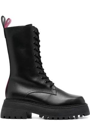3Juin Lace-up leather boots