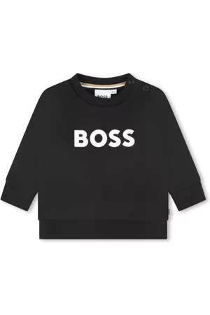 HUGO BOSS Logo-print cotton sweatshirt