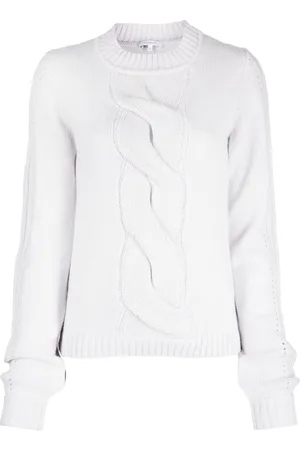 Patrizia Pepe Cut-out cable-knit jumper