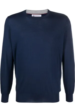 Brunello Cucinelli Virgin wool-cashmere crew neck jumper