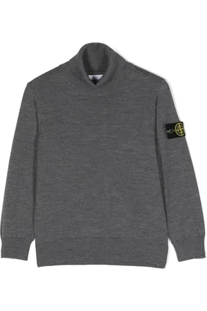 Stone Island Compass-badge virgin-wool jumper