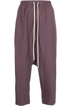 Rick Owens Cropped drop-crotch trousers