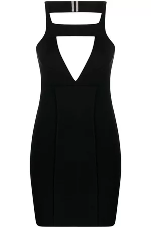 Rick Owens Cut-out stretch-jersey minidress