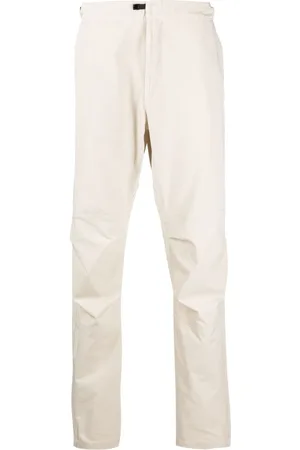 Stone Island Strap-detail high-rise tapered-leg trousers