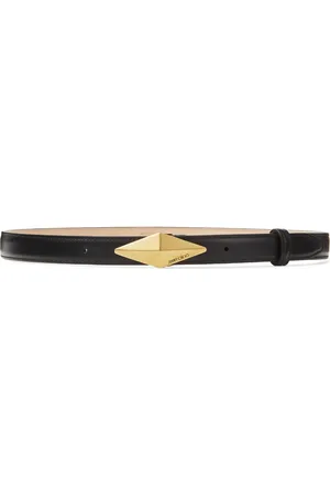 CHANEL Pre-Owned 1996 CC Leather Buckle Belt - Farfetch