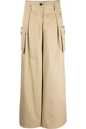 CO Wide-leg cargo trousers