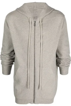 Rick Owens Zip-up drawstring hoodie