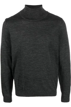 HUGO BOSS Roll-neck virgin wool jumper