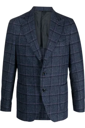 GABO NAPOLI Check-pattern single-breasted blazer