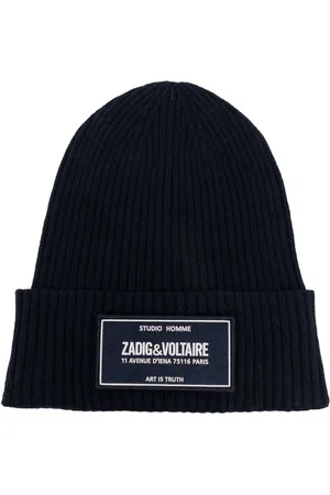 Zadig & Voltaire Embroidered-logo beanie hat