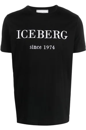 Iceberg Logo-embroidered cotton T-shirt