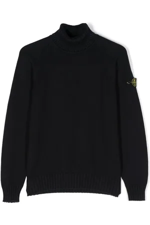 Stone Island Compass-motif roll-neck jumper