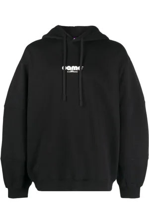 OAMC Logo-patch cotton hoodie